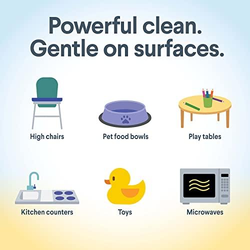 Clorox Clorox Free & Clear Compostable Cleaning Wipes, Light Lemon Scent, 75 Count (Package May Vary)