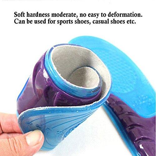NPLE NPLE--2pc Women Silicone Gel Insoles Pads Orthotic Arch Support Shoe Pad Fast Ship