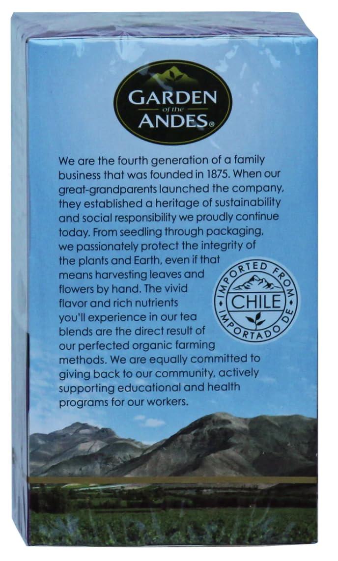 Garden of the Andes Garden of the Andes Herbal Organic Decaf Lemon Verbena Hot Tea Bags, 0.9 oz, 20 Tea BagCount
