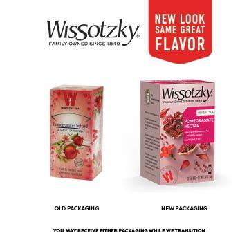 Wissotzky Tea Wissotzky Pomegranate Herbal Tea, 20 Tea Bags | Antioxidant Rich | Caffeine Free Tea (1)