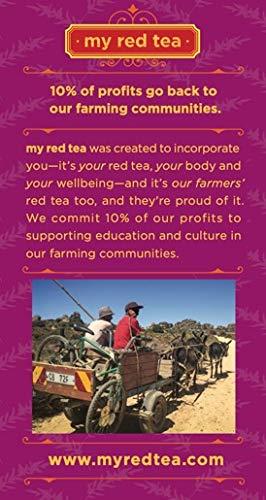 My Red Tea My Red Tea | USDA Organic Rooibos Tea | 80 Tagless Teabags | Single-Origin, Farmer-Friendly, Caffeine-Free | Sustainably Farmed in South Africa | Pure & Natural