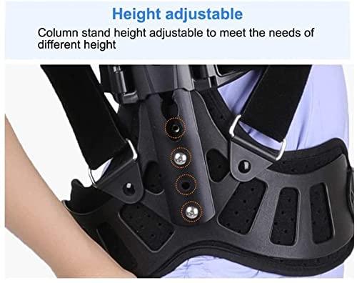 SJHY Posture Corrector Adjustable Scoliosis Posture Corrector Spinal Auxiliary Orthosis for Back Postoperative Recovery Adults Health Care Back Posture (Color : Blue)