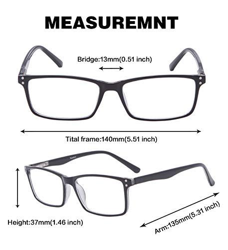 GUD GUD Reading Glasses 4 Pairs Design Readers Women Men Reading Eyeglasses (4 pairs mix, 2.00)