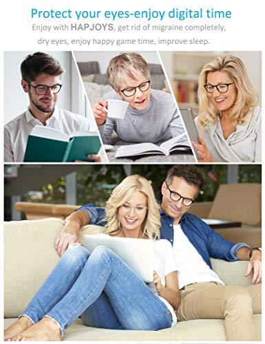 HAPJOYS HAPJOYS Reading Glasses Women Men Stylish Readers 4.0 Lightweight Frame Glasses for Reading 3 Pack Black/Tortoise/Clear