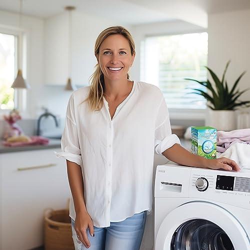 5 STAR SUPER DEALS Eco Laundry Detergent Sheets (120 Large Sheets) - Plant Based, Biodegradable Machine Washing Strips, Liquid Less, Plastic Free, Travel & Home Use - Compact & Pre-Measured (Ocean Breeze)