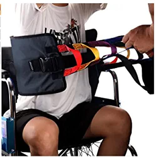 Kangwell Kangwell Patient Lift Belt Assistance Belt with 5 Colors Handles(73Inch), Non-Slip Transfer Belt, for Medical Lifting Assistance, Gait Belts for Physical Therapy (Black)