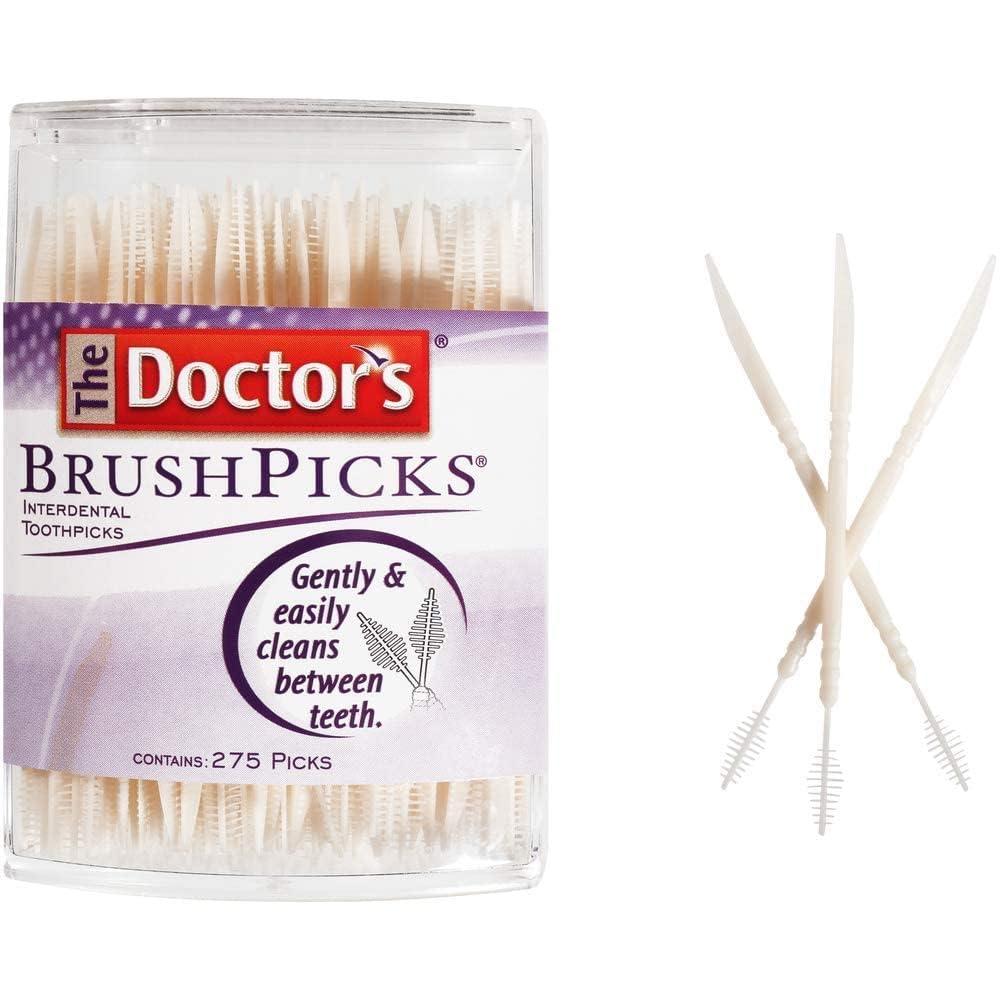 The Doctor\'s The Doctor\'s BrushPicks Interdental Toothpicks, 275 Picks (Pack of 2)