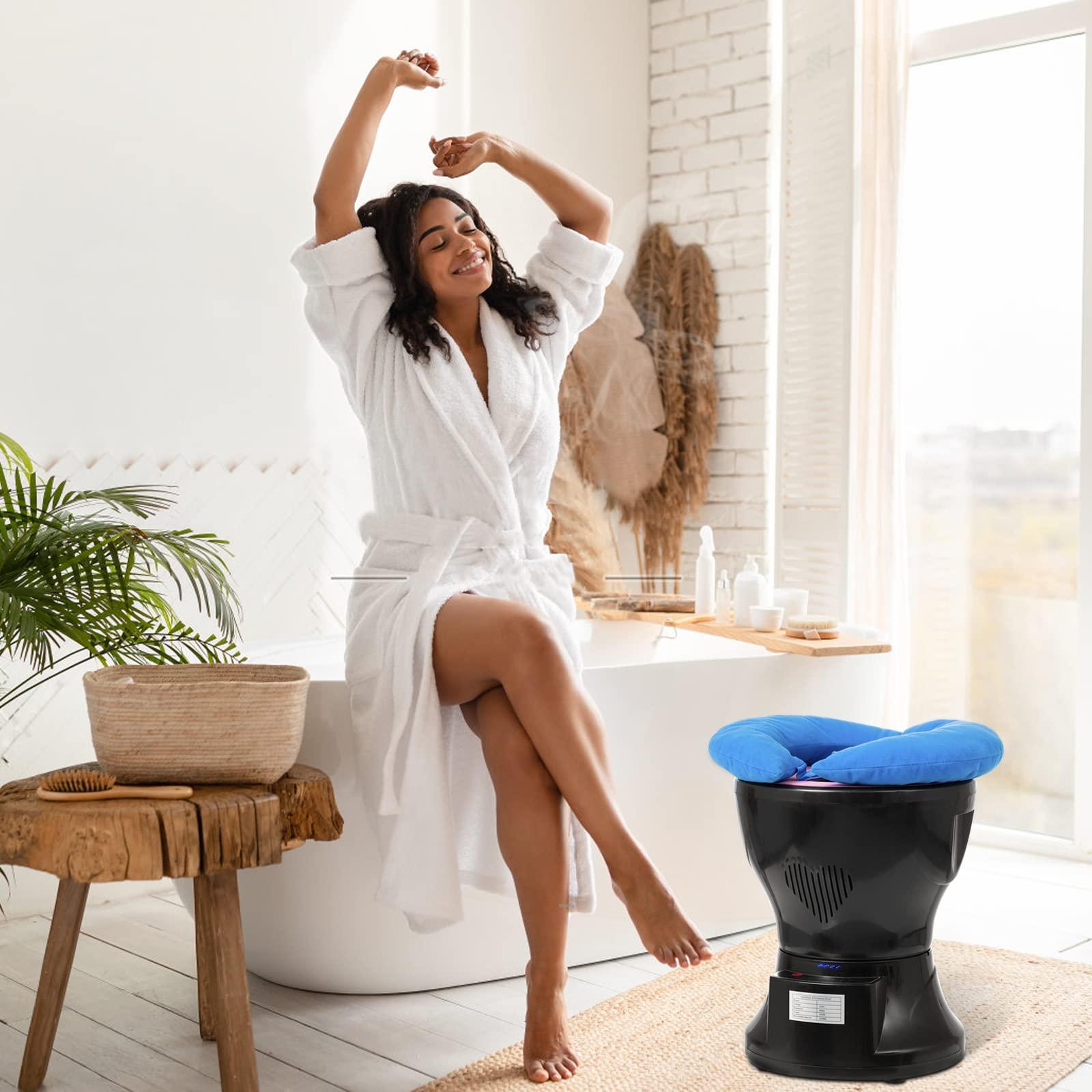 EXJIOTA EXJIOTA Yoni Steam Seat, Yoni Steam kit with Yoni steaming pot & Steaming Herbs (20 Steams) & U Cushion, V Steam at Home Kit Uses for Women PH Balance, Cleansing, Postpartum care, Menstrual Support