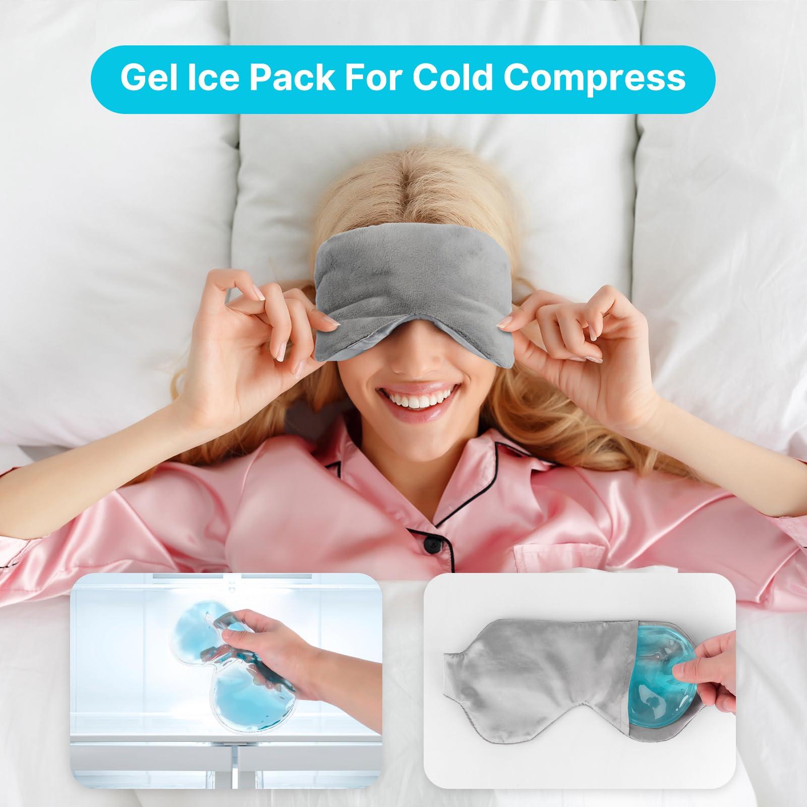 Atsuwell Microwave Sleep Eye Mask and Heating Pad Both for HEATTherapy and Cold Compress