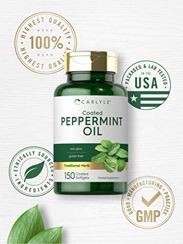 Carlyle Carlyle Peppermint Oil Capsules | 150 Softgels | with Rosemary and Thyme