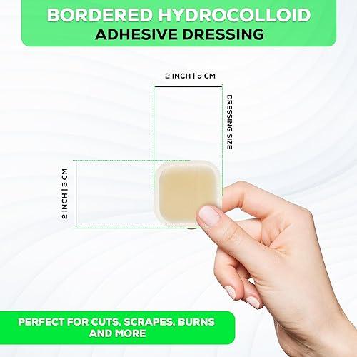 MedVance MedVance TM Hydrocolloid – Bordered Hydrocolloid Adhesive Dressing 2" X 2" Box of 5 DRESSINGS
