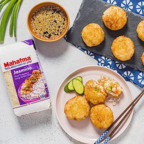 Mahatma Mahatma Jasmine Rice, 5-Pound (Pack of 8)