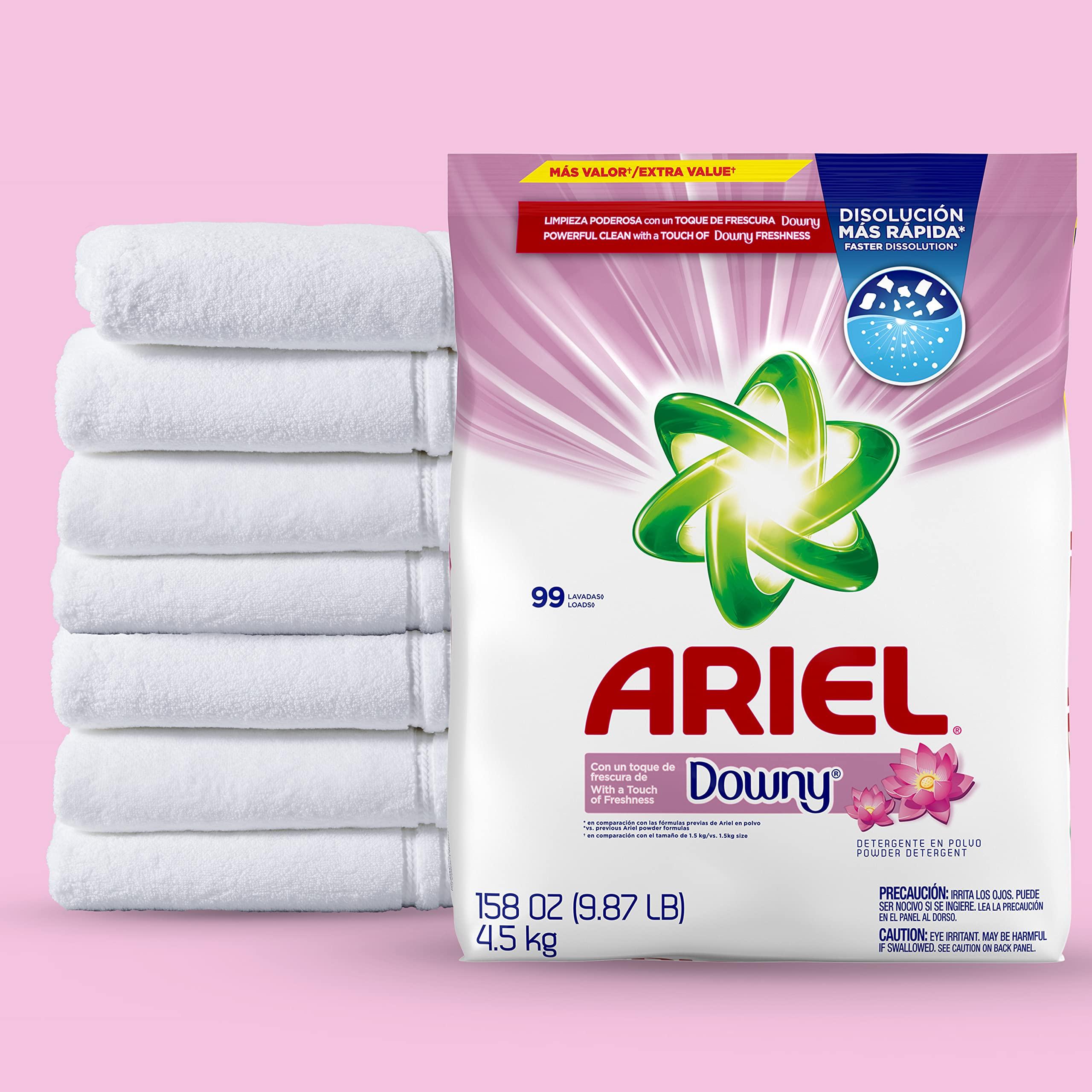 ARIEL Ariel, with a Touch of Downy Freshness, Powder Laundry Detergent, 158 oz, 99 loads (Pack of 2)