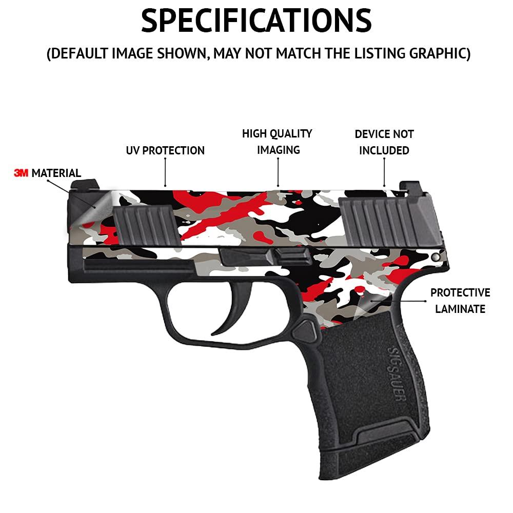 MIGHTY SKINS MightySkins Skin Compatible with Taurus G3C 9mm Luger - Vintage Floral | Protective, Durable, and Unique Vinyl Decal wrap Cover | Easy to Apply, Remove, and Change Styles | Made in The USA