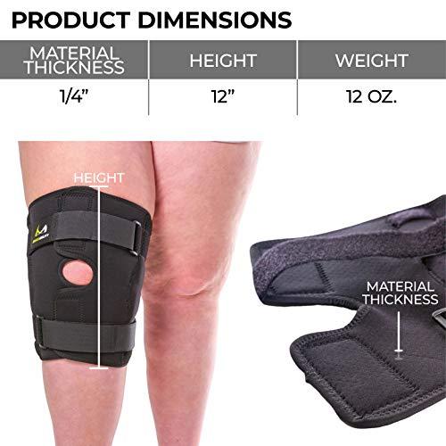 BraceAbility BraceAbility XXXXXL Plus Size Knee Brace - Bariatric Hinged Wraparound Support for Large Legs and Big Thighs, Meniscus Tears, Arthritis Joint Pain, Tendonitis, Ligament Injuries and Sprains (5XL)