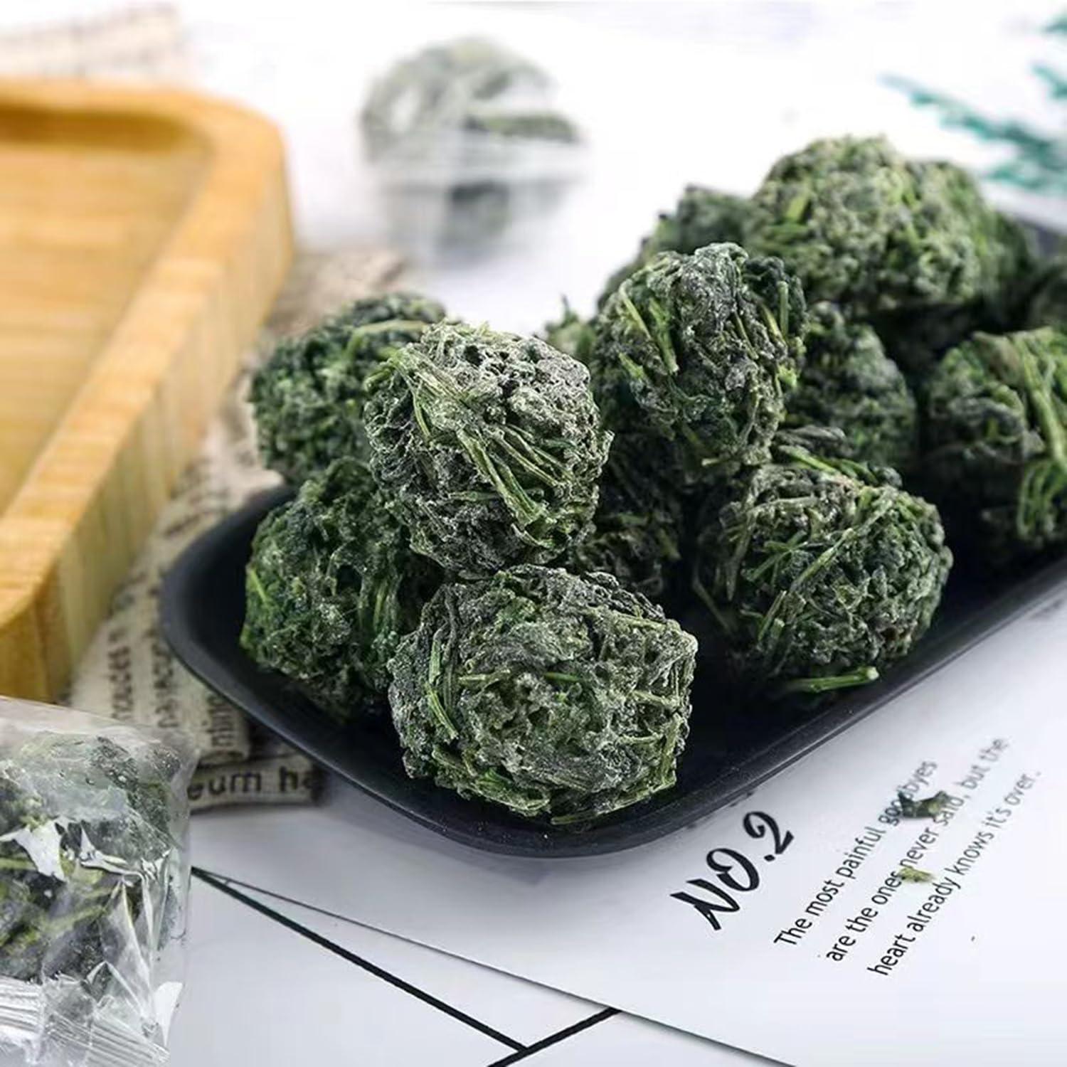 Aandiso Loose Leaf Jiaogulan Loose Tea 5.29oz Dragon Ball Gynostemma pentaphyllum Tea Jiao Gu Jan tea