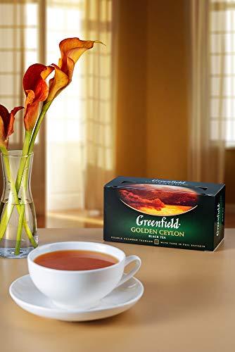 Greenfield Greenfield Golden Ceylon ?lassic Collection Black Tea Finely Selected Speciality Tea 25 Double Chamber Teabags With Tags in Foil Sachets