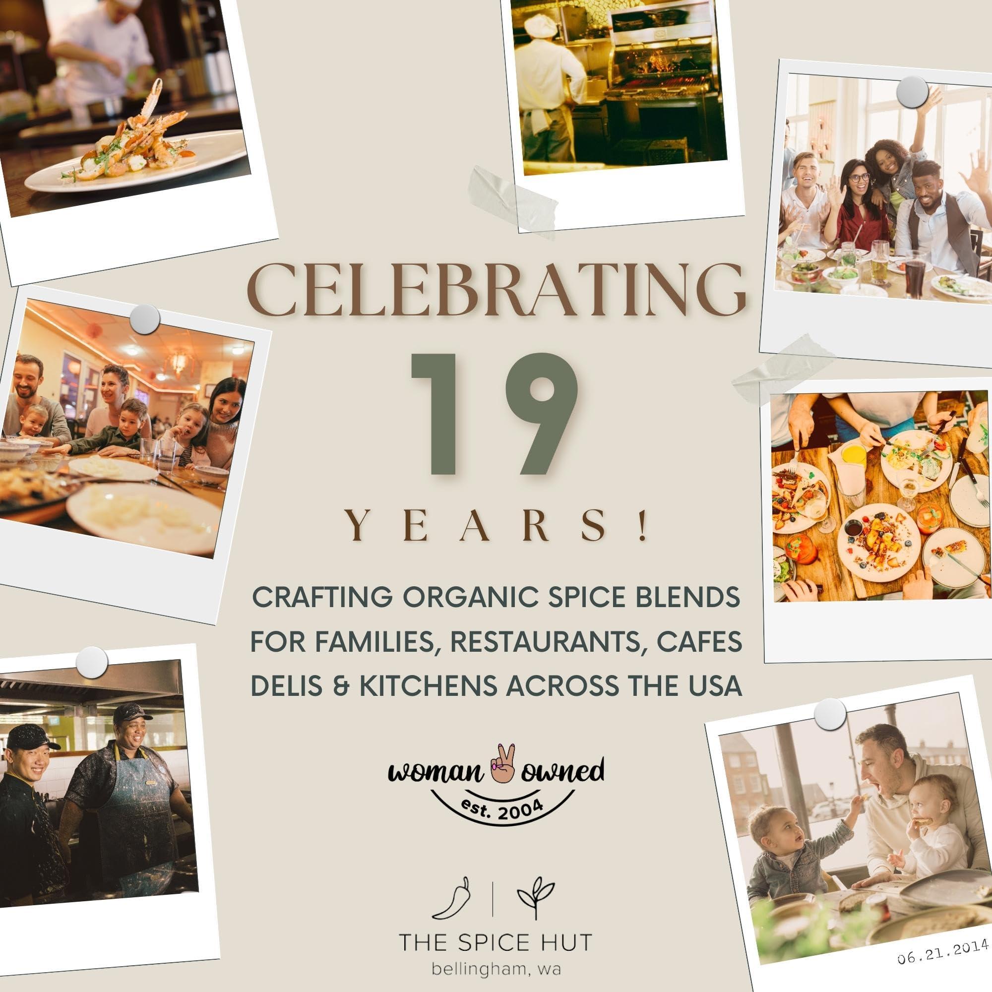 The Spice Hut Organic Taco Seasoning Mix by Spice Hut, Salt-Free, Authentic Southwestern Seasoning for Cooking Flavorful Carne Asada, Beef, Carnitas, Tacos, Burrito / Especias Orgnicas Para Tacos / All-Natural, Kosher, Vegan, Gluten Free, Keto -No MSG- 1lb Bulk Pa