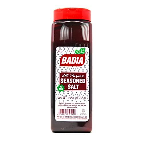 Badia Badia Seasoned Salt, 2 Pound (Pack of 6)