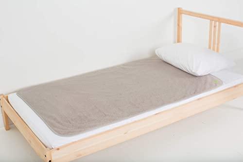 PeapodMats PeapodMats Bedwetting & Incontinence Waterproof Bed Mat - Reusable Underpad. Secure Placement & Breathable. Washable. Enviro Friendly 3x5 (Sand) Mattress Protector & Pee Pad for Kids & Adults