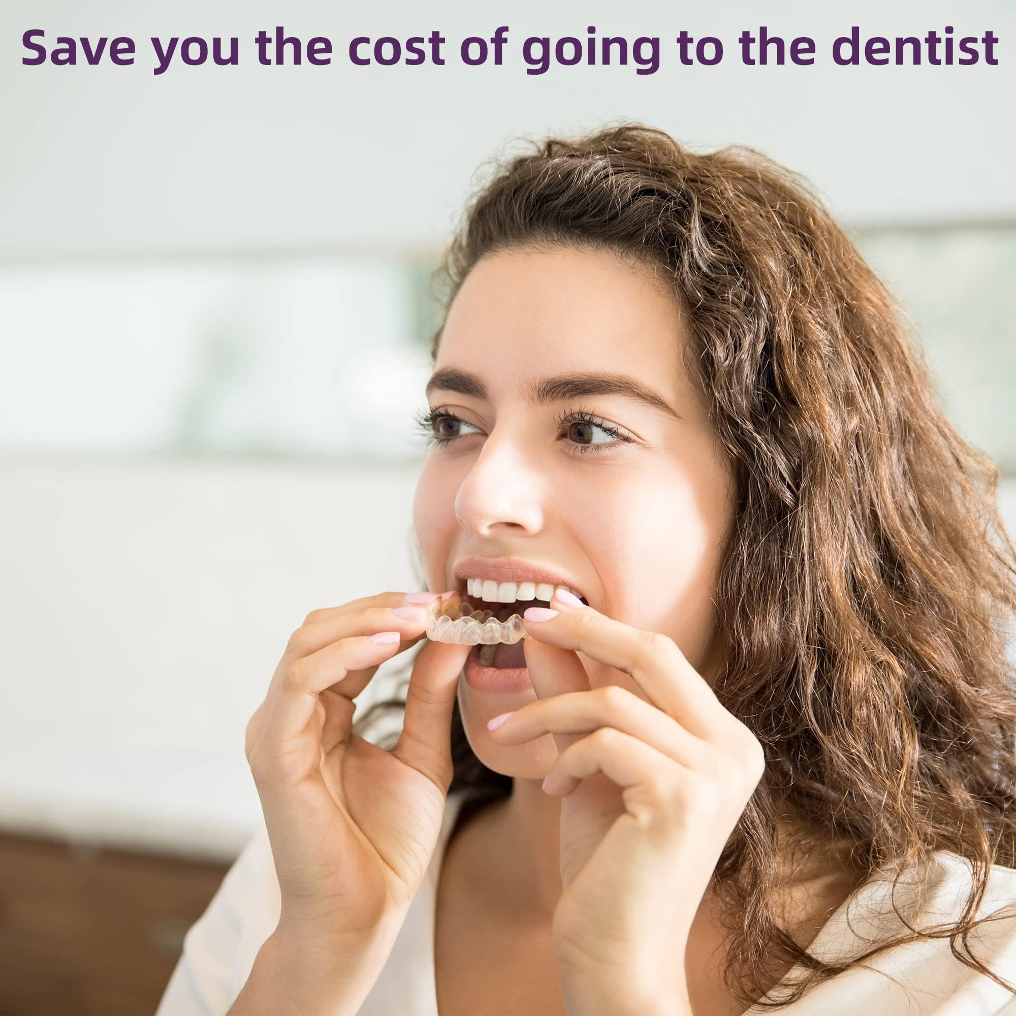 RICEHUSK Custom Dental Night Guard/Mouth Guard for Protection,2-Pack (Orange Box)