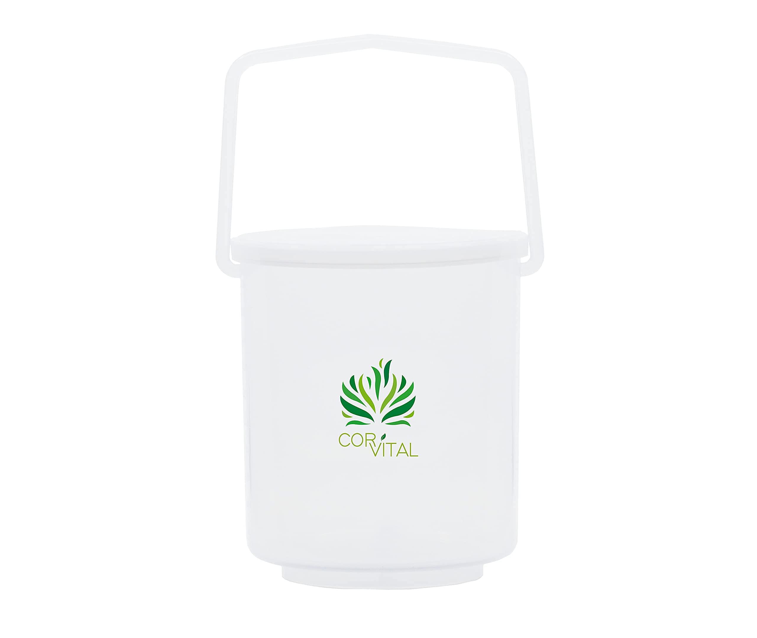 Cor-Vital Cor-Vital Coffee Enema Kit for Colon Cleansing - Complete Enema Accessories - Recommended by Gerson Home Enema Kit - Colon Detox Organic Coffee Enema - Enema Bucket Kit with Red Tube - Colon Cleanser