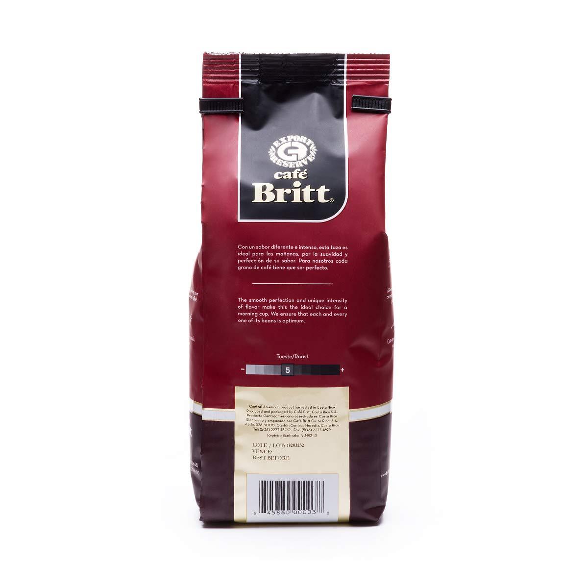 Cafe Britt Café Britt® - Costa Rican Light Roast Coffee (12 oz.) (3-Pack) - Whole Bean, Arabica Coffee, Kosher, Gluten Free, 100% Gourmet & Light Roast