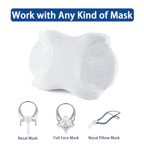 Dlight BD Dlight BD CPAP Pillow for Side Sleepers-Height Adjustable Memory Foam Pillow for CPAP Mask User-Reduce Full Mask Air Leak&Pressure for Back and Side Sleepers