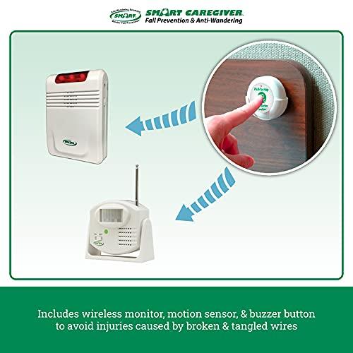 Smart Caregiver Corporation Smart Caregiver Cordless Motion Sensor and Nurse Call System for Fall Prevention– Know when they need help or are getting up!