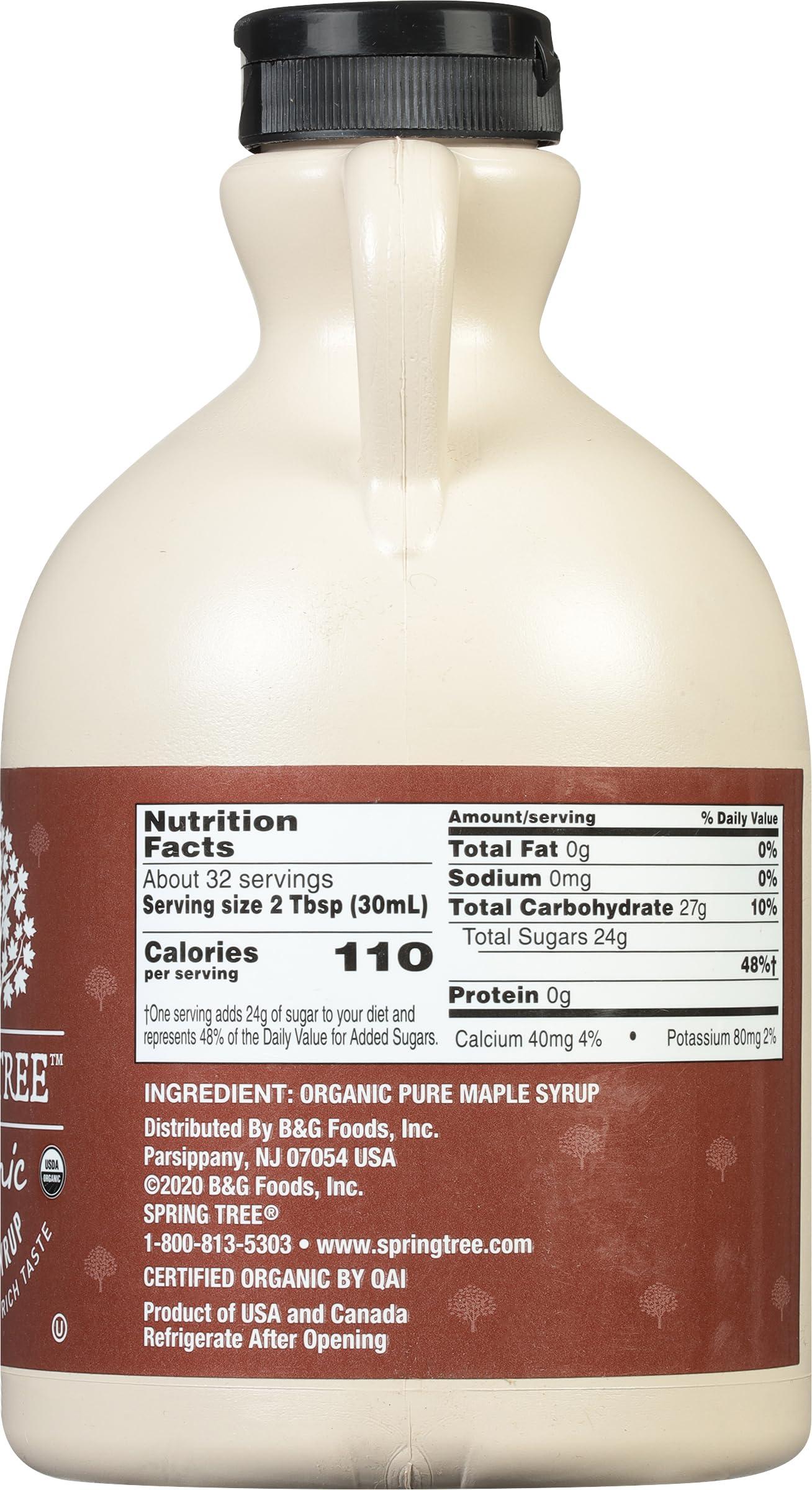 Spring Tree Spring Tree 100% Pure Organic Maple Syrup, 32 Ounce
