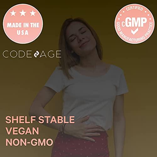 Codeage Codeage Skin Probiotics + Prebiotics - Skin Care Routine Supplement - 50 Billion CFU - Ayurvedic Botanical Herbs - Face Probiotics - Shelf Stable Cleanser, Non-GMO, Vegan - 60 Capsules