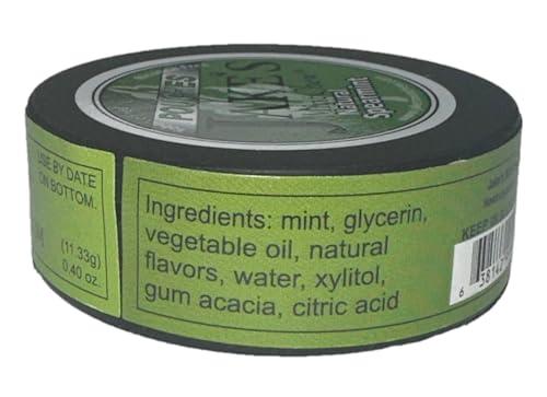 Jake\'s Mint Chew Jake\'s Mint Chew Spearmint Pouch - 10 Cans - Includes Mud Bud Disposable Spittoon (US Flag MB)