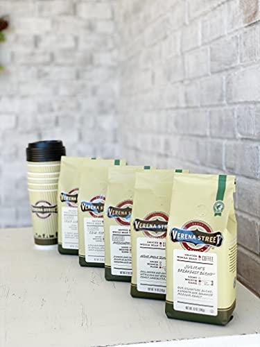 Verena Street Verena Street 11 Ounce Espresso Beans, Shot Tower Espresso, Whole Bean Dark Roast, Rainforest Alliance Certified Arabica Coffee