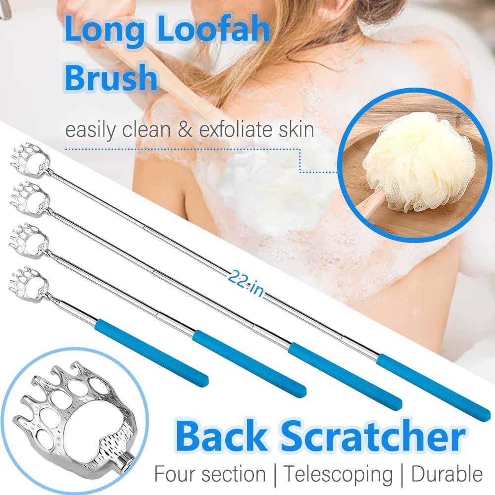 Nourislif 7PC Hip Kit For Seniors Total Hip Replacement Prime, Hip Replacement Kit After Surgery, Hip Replacement Recovery Kit With Grabber,Sock Aid,Leg Lifter,Dressing Stick,Shoehorn,Back Scratcher,Bath Loofah