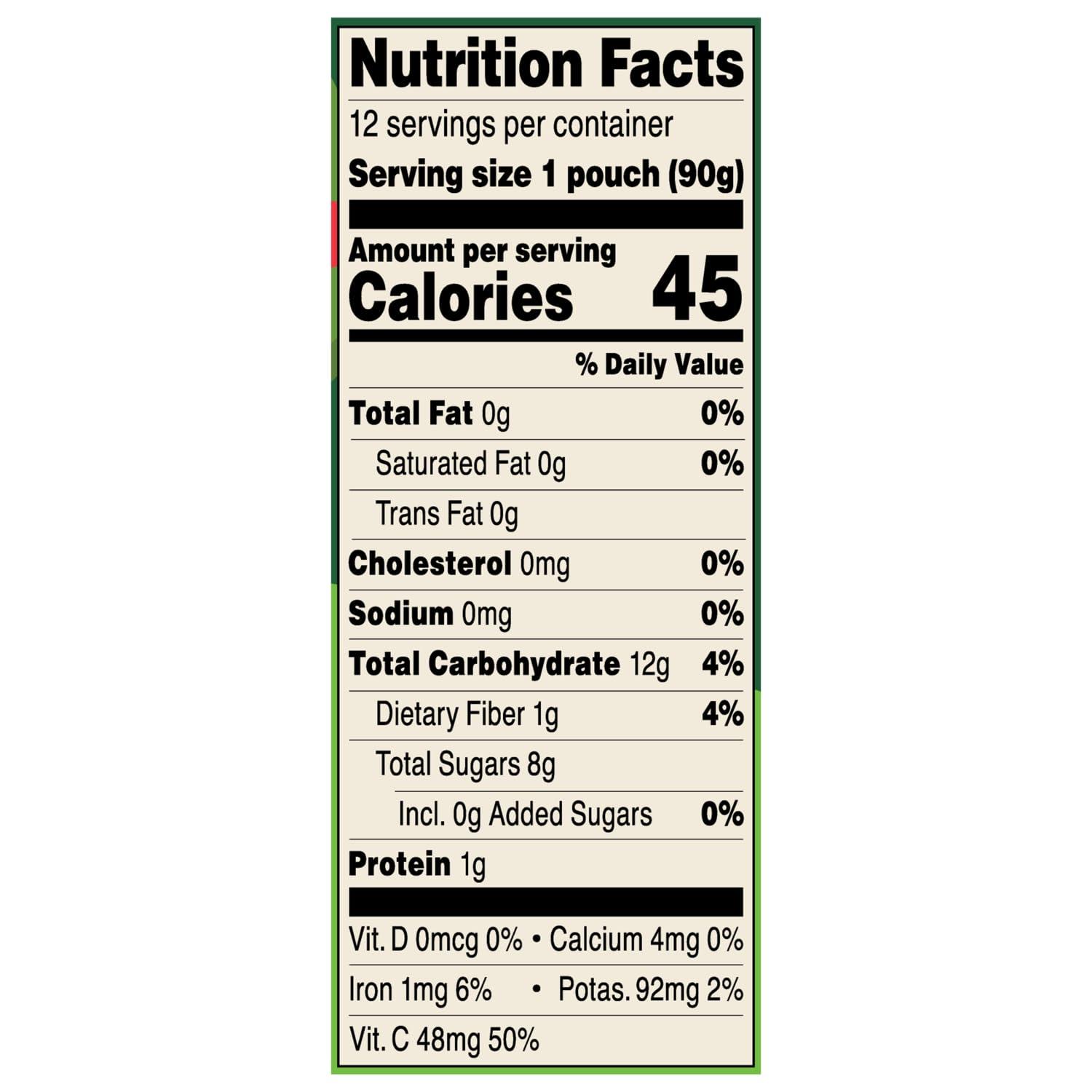 Tree Top Tree Top Apple Sauce Pouches, Apple Flavor, No Sugar Added, 3.2 oz. pouches (Pack of 48)