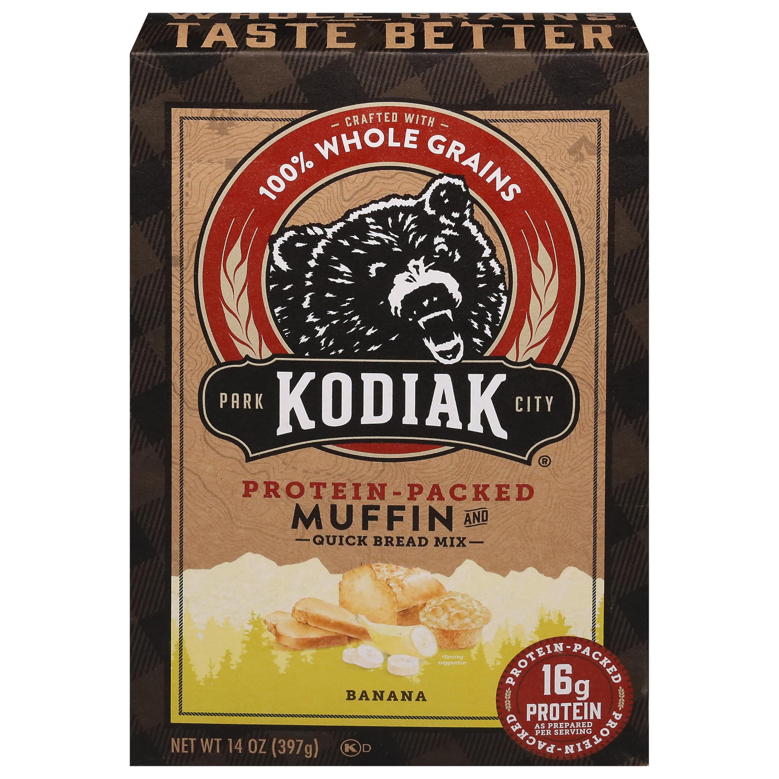 Kodiak Cakes Kodiak Cakes Muffin Baking Mix, Banana, High Protein, 100% Whole Grains, (Pack of 1)