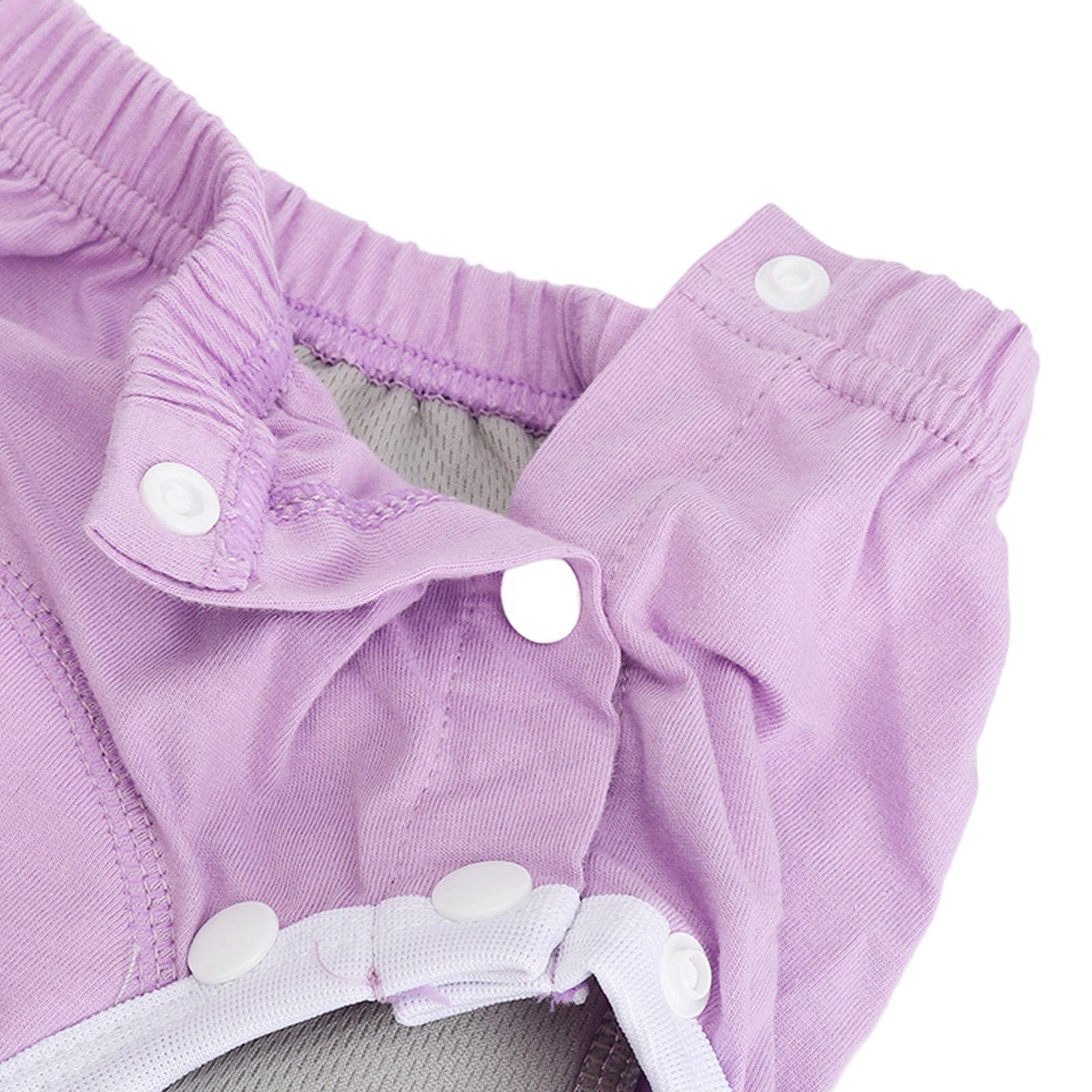 PenRux Adult Cloth Diapers Washable Incontinence Briefs Highly Absorbent Leak Proof Soft for Seniors (M)