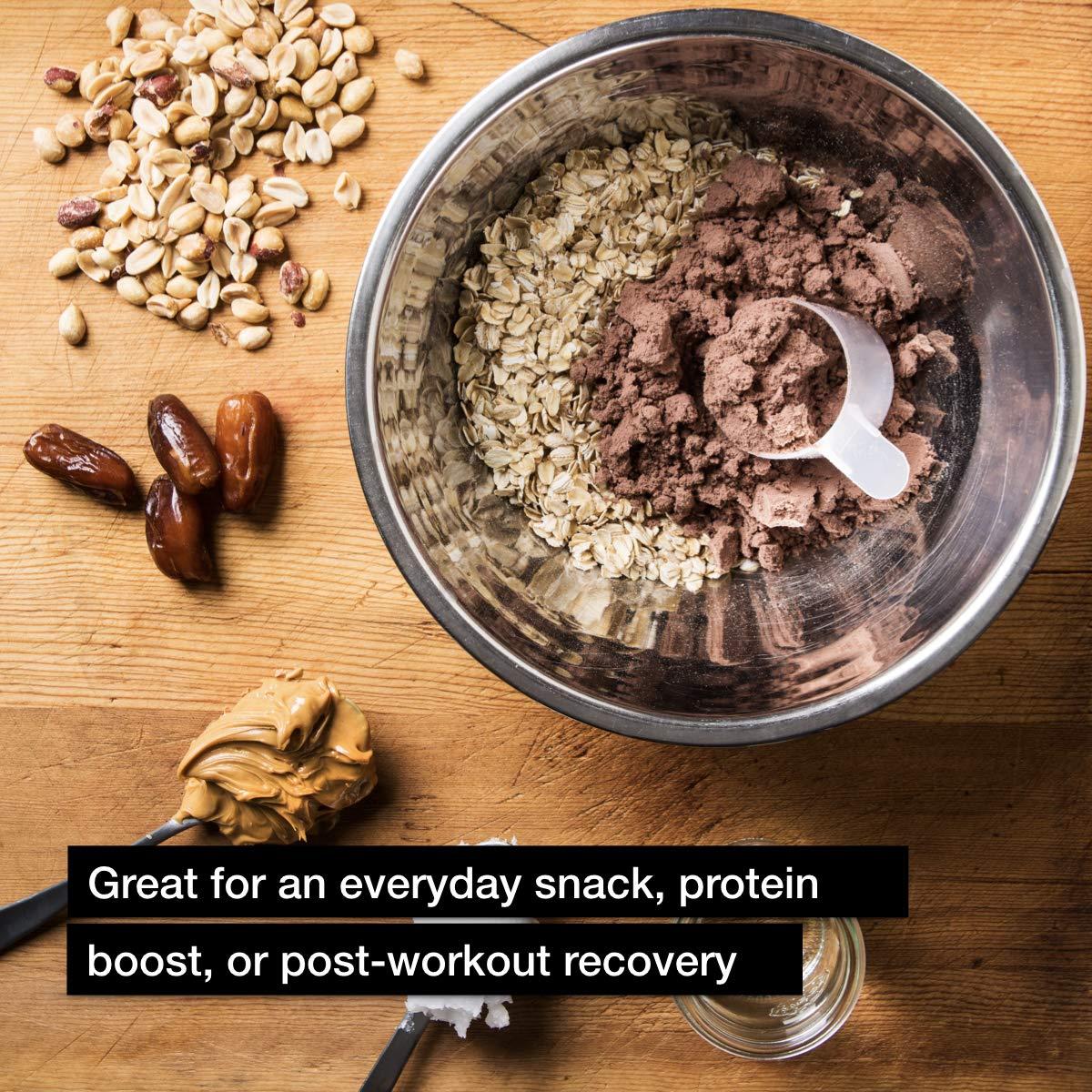 Muscle Milk Muscle Milk Genuine Protein Powder, Natural Chocolate, 2.47 Pound, 16 Servings, 32g Protein, 2g Sugar, Calcium, Vitamins A, C & D, NSF Certified for Sport, Energizing Snack, Packaging May Vary