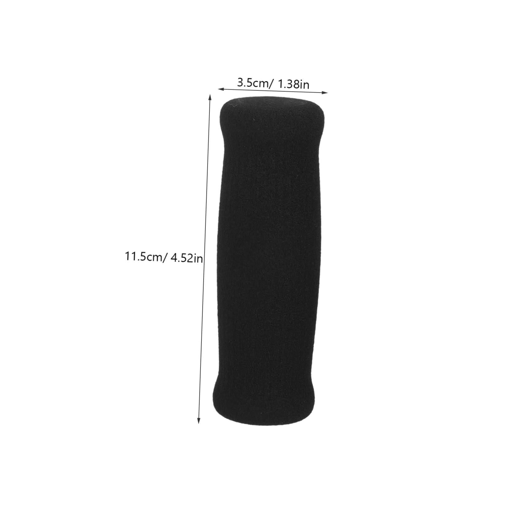 BESPORTBLE BESPORTBLE Crutches with Handles 6 Pcs Hiking Pole Handle Walker Foam Sponge Hand Grip Walking Stick Handle Cover 4pcs (Black) Padded Handle Walking Stick Accessories Spikes Crutch Handle Covers