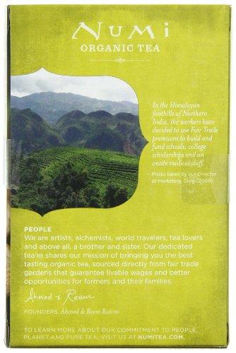 Numi Numi Organic Tea Decaf Ginger Lemon Green Tea, 16 Count (Pack of 3), (Packaging May Vary)