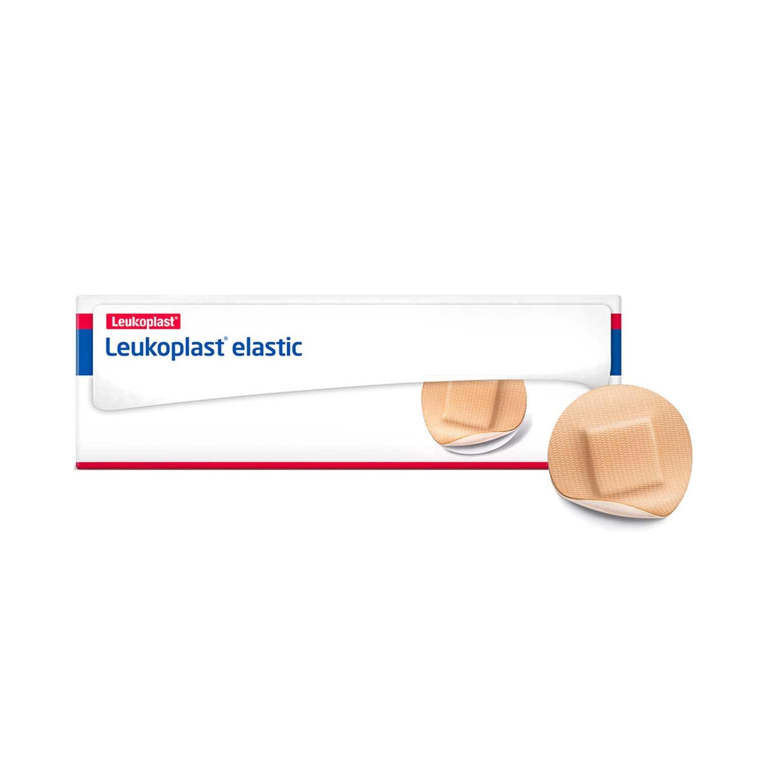 JOBST Leukoplast Elastic Fabric Adhesive Latex Free Bandages Round Spot 0.875\" Round (100 in Box)