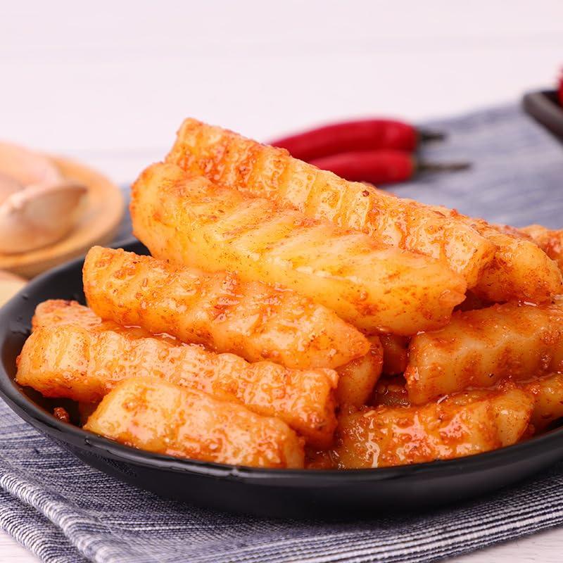 ZAOIAN Chinese Spicy Snacks, Spicy Snacks, Latiao, Chinese Snacks, Potato Stick Barbecue, Spicy French Fries, Delicious Potato Chips 700g/24.7 Oz Instant Snacks (Barbecue flavor (35g * 20 packs))