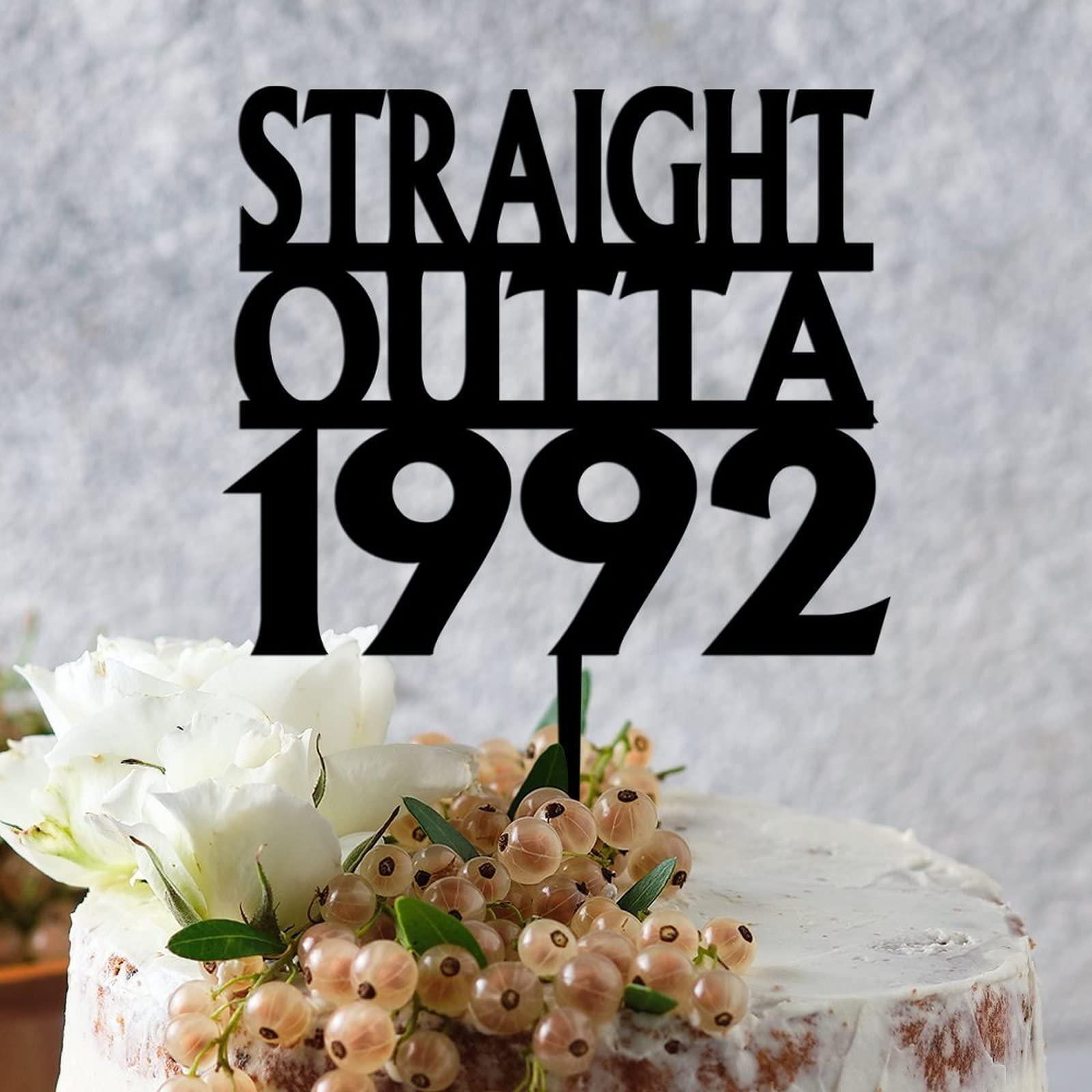 YJHLBHDIAN Sweet 16 Cheer to 16th Birthday Cake Toppers Birthday Custom Last Name Cake Topper Black Acrylic Birthday Cake Toppers Party Decor Supplies Happy Birthday Gift to Boys Girls Friend Cake Toppers