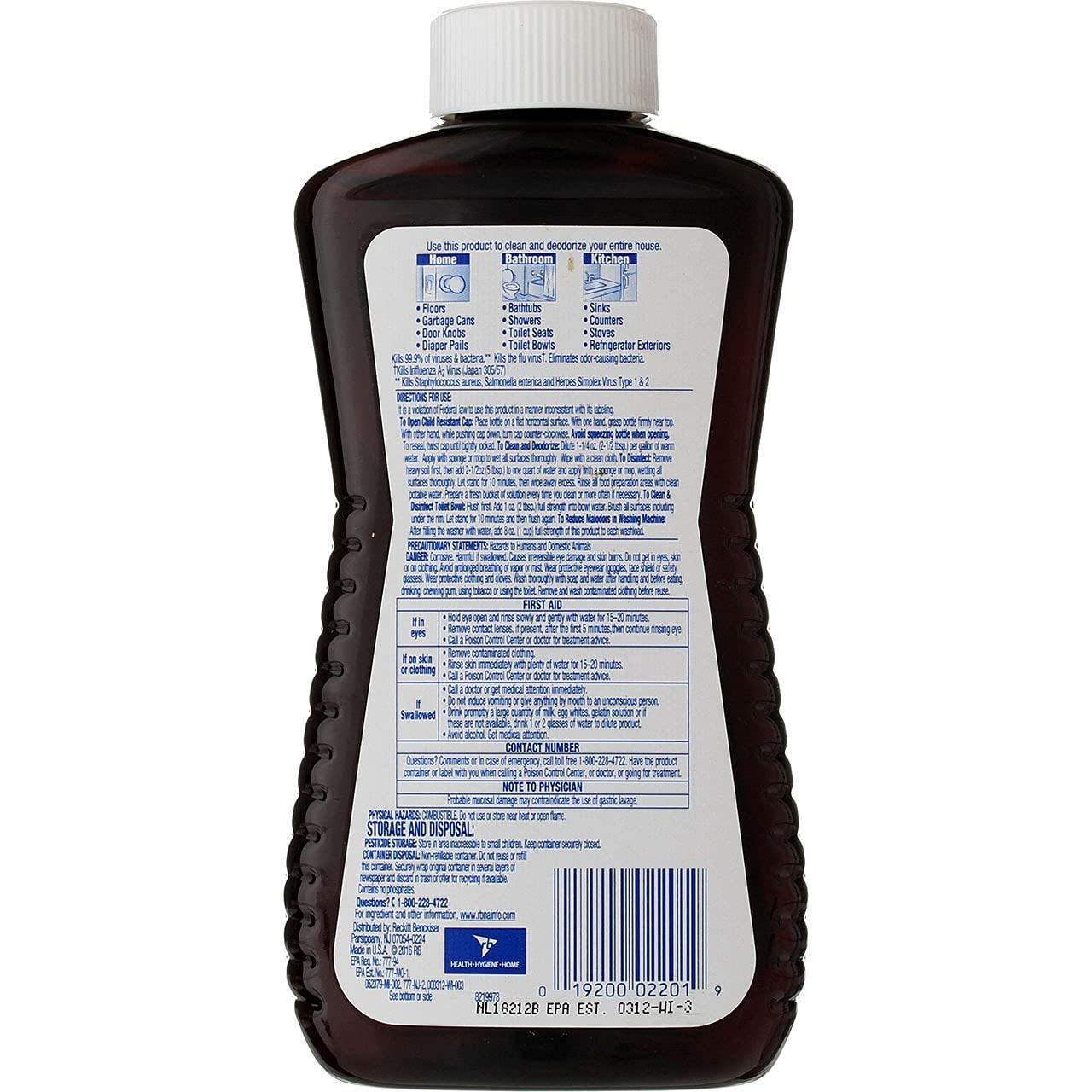 Lysol Lysol Concentrate All Purpose Cleaner Disinfectant, 12 Ounce (Pak of 10)