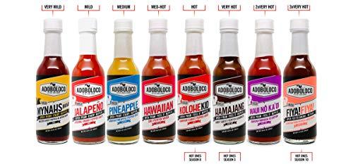 Adoboloco Adoboloco Hot Sauce Kolohekid Hawaiian Spicy Sauce (3-Pack) 5oz Hot Ghost Pepper Chili Sauce - Featured on Hot Ones!