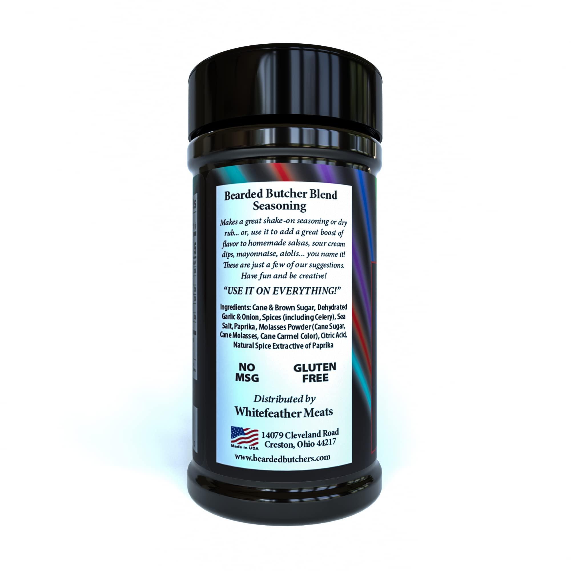 Bearded Butcher Bearded Butcher Blend Hollywood Seasoning, 5.5 oz - Sweet & Sultry with Pure Cane Sugar & Molasses, Ideal for Pork Butts, Pork Ribs, Pulled Pork, Brisket, Chicken, and More! No MSG