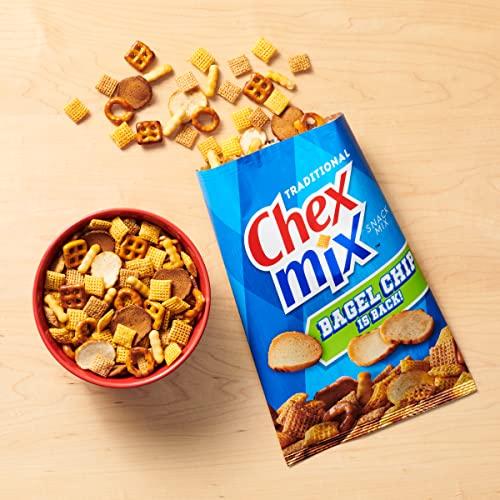 Chex Chex Mix Snack Mix, Traditional, Savory Snack Bag, 8.75 oz