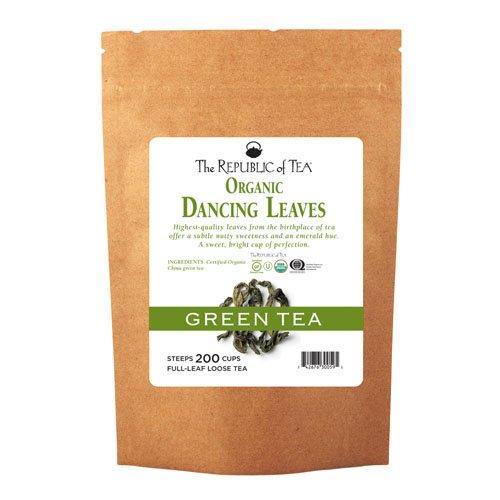 The Republic of Tea The Republic of Tea Organic USDA Dancing Leaves Green Full-Leaf Tea, I Pound / 200 Cups