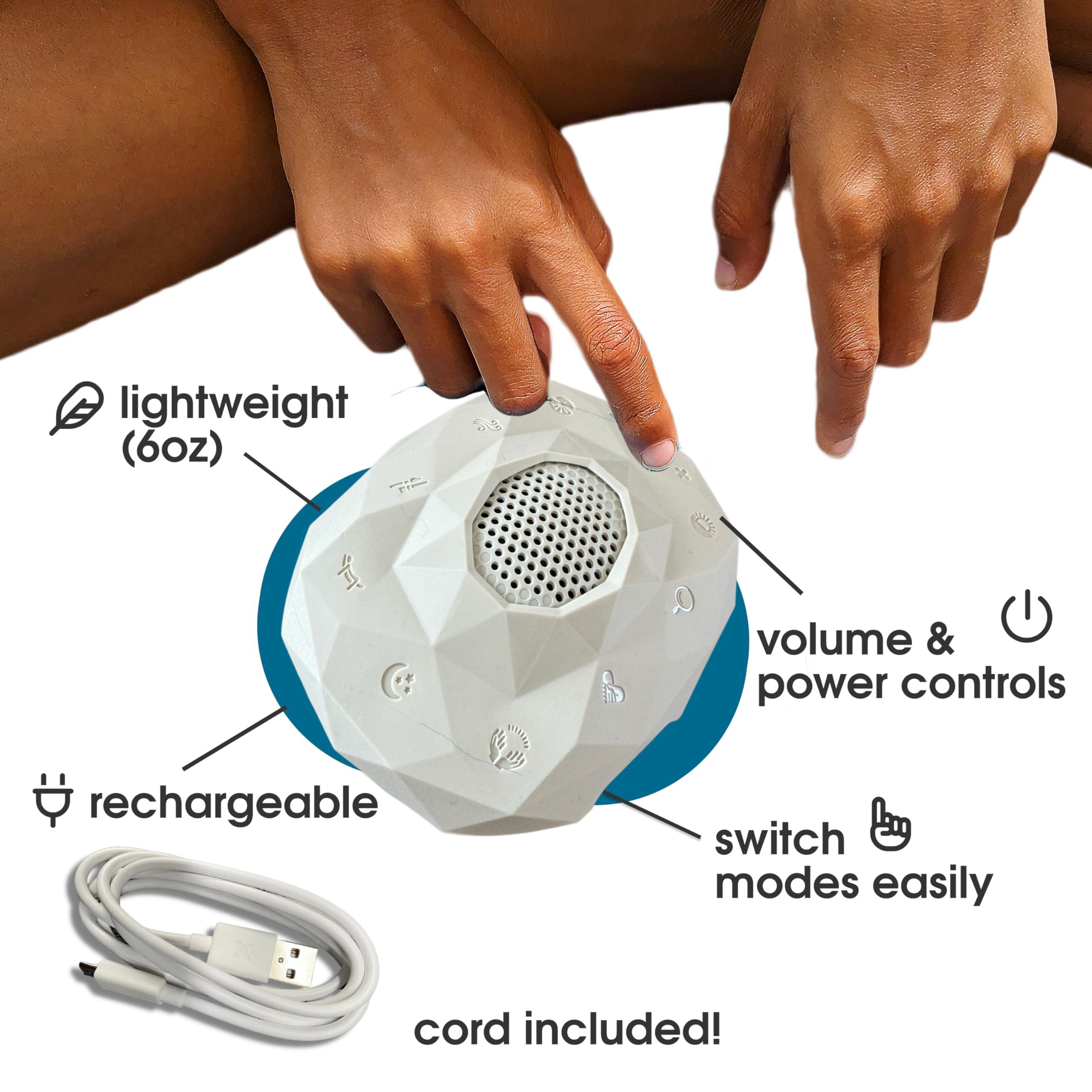 Zenimal Zenimal Teen and Adult Meditation Audio Player - Patented Screen-Free Mindfulness Device with 9 Audio Meditations and 60 Minutes of Soothing Sounds and Music, Jade Sandstone