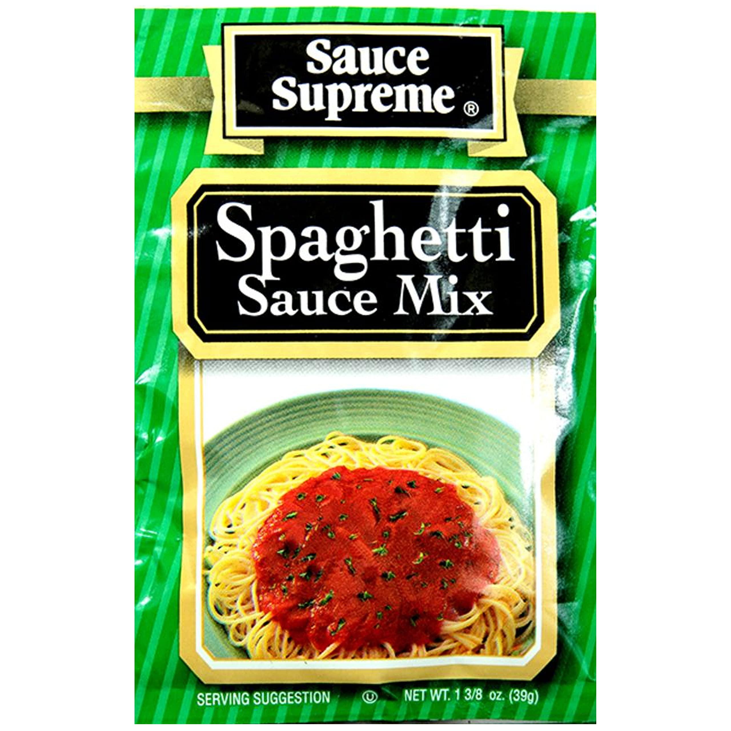 AllTopBargains 10 X Sauce Supreme Spaghetti Mix Tomato Seasoning Packet Pasta Flavor Marinara